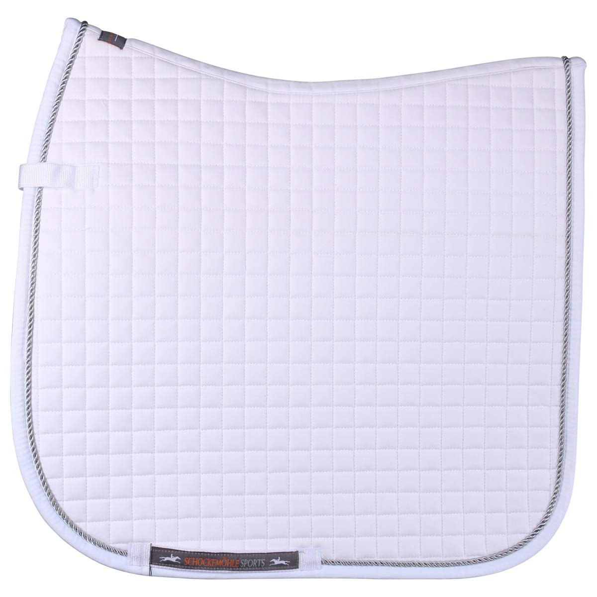 Schockemohle Neo Star Dressage Full Size Saddle Pad Full Size White