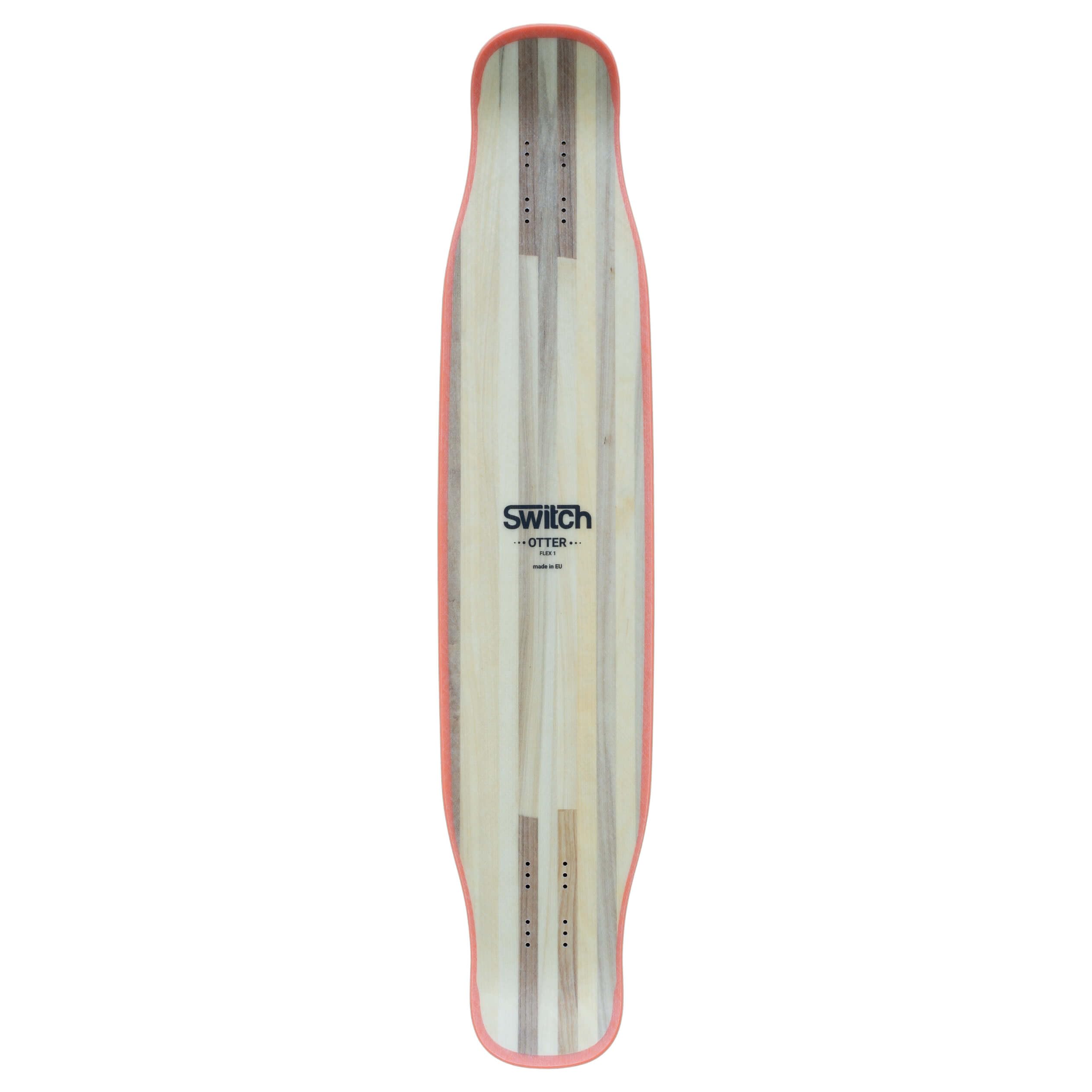 Dancing Longboard Otter V2 Flow Black Flex1 : Deck Freestyle robuste et étanche pour conducteurs polyvalents