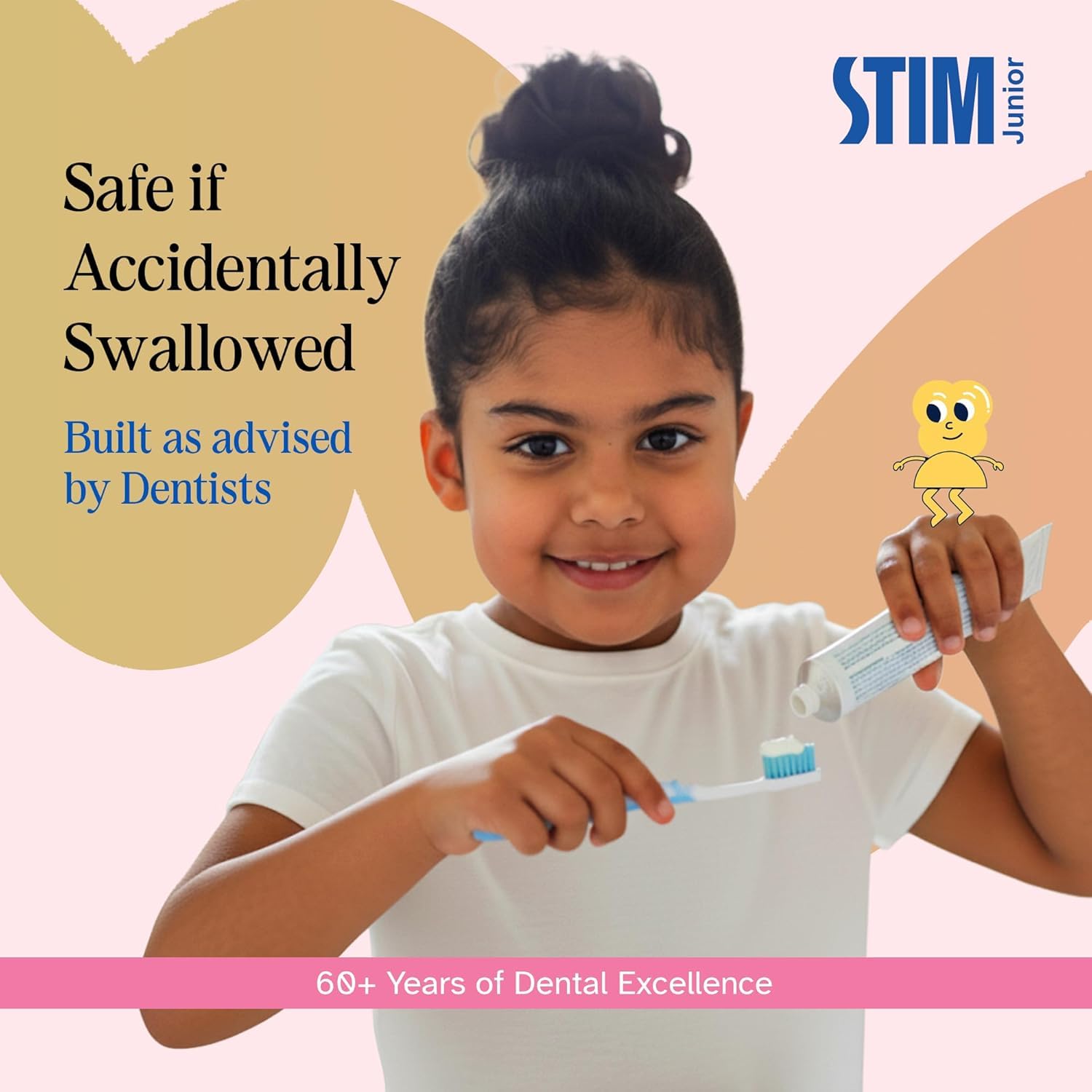 STIM Junior Baby Toothpaste | 6-36 Months | Safe to Swallow