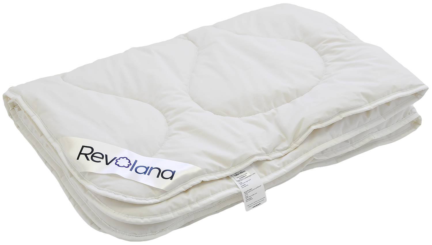 Couette Enfant 4-Saisons - Pure Laine - Coton Bio - 100% Naturelle - 400g/m²