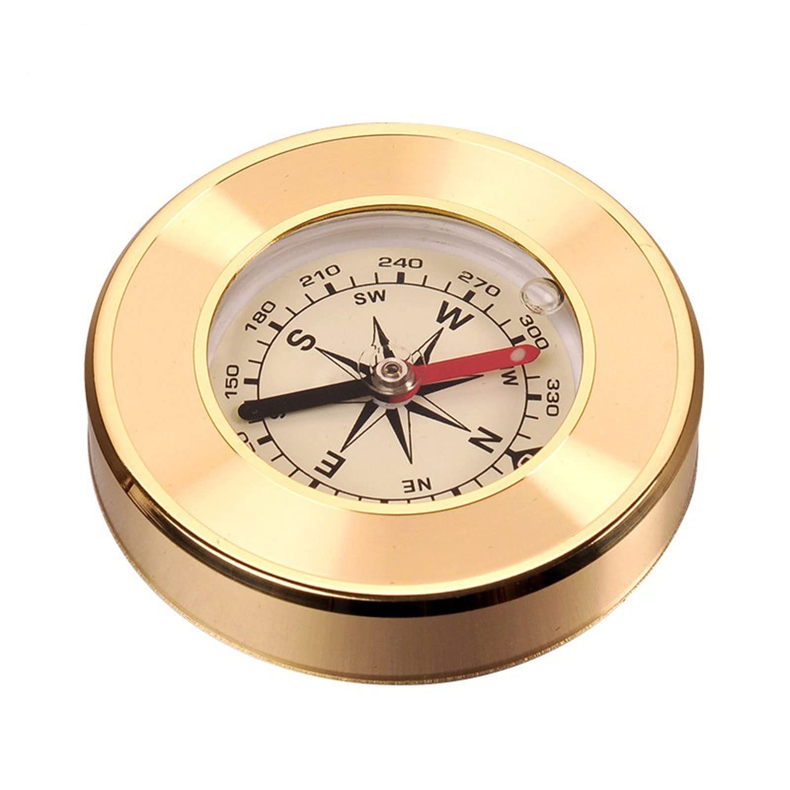 Kompas Mini Camping Marching Lensatic Compass Magnifier Gold Wild Survival Nawigacja Noctilucent