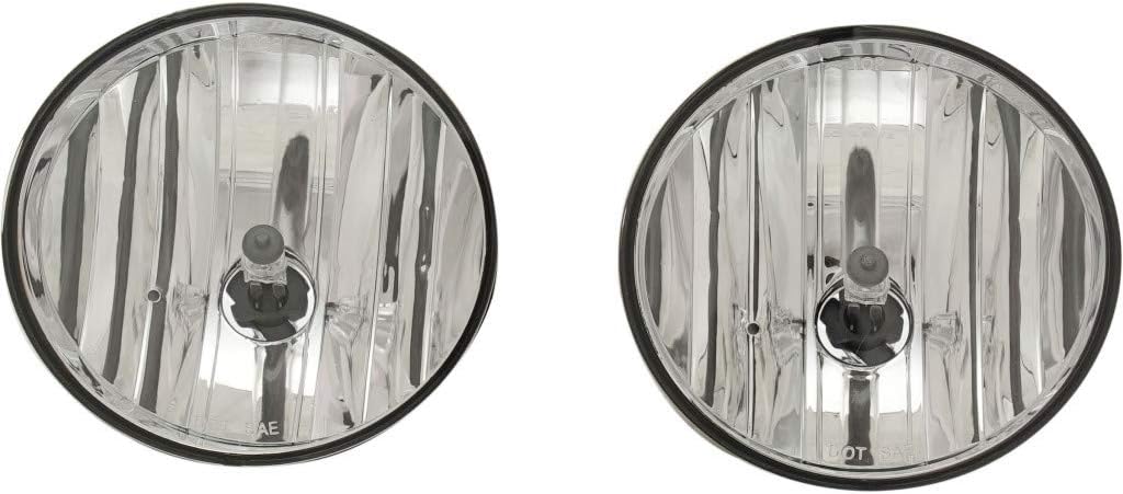 CarLights360 For GMC Envoy 2002-2009 Fog Light Assembly Pair Driver and Passenger Side DOT Certified | GM2592131 | GM2592131 | 15269042