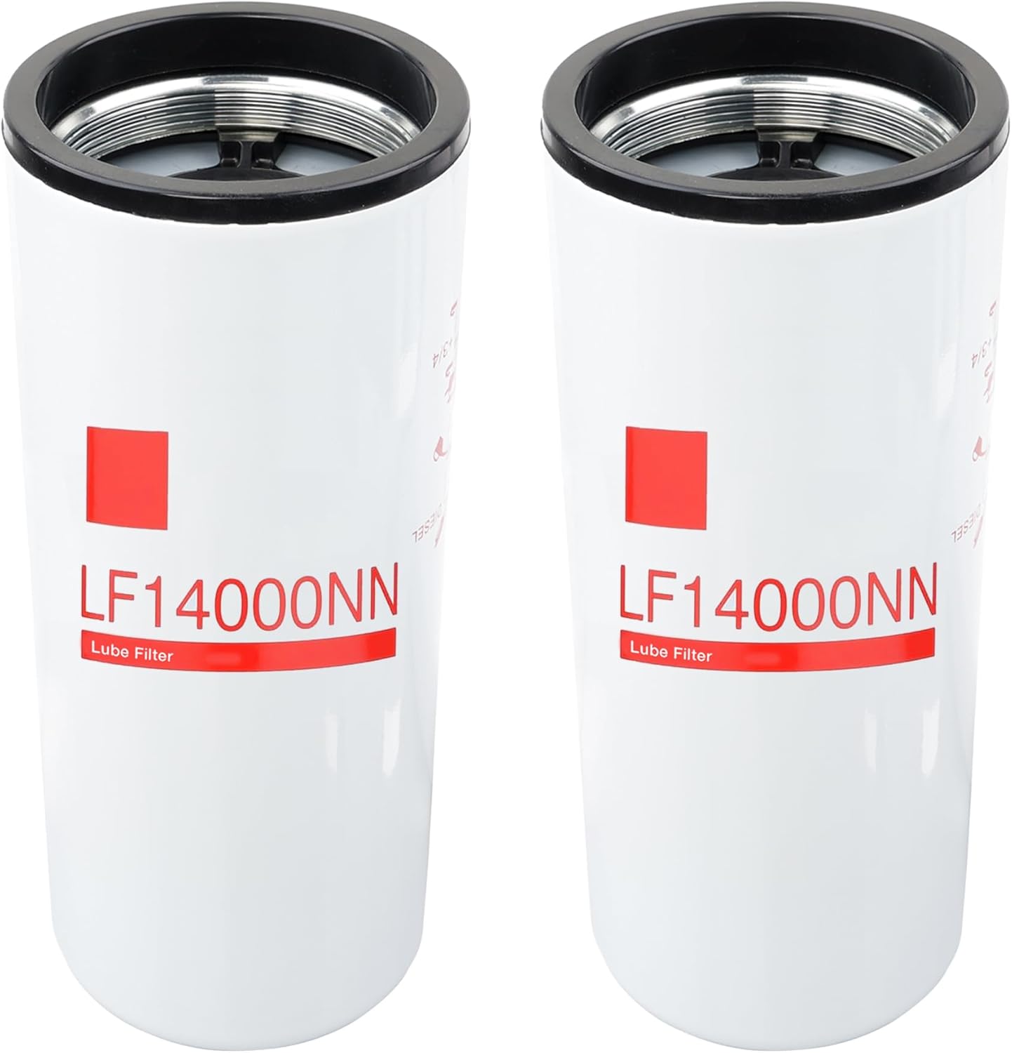 LF14000NN Oil Filter (2 Pack) Compatible with Cummins ISX ISM X12 X15 M11 QSX QSM QST Diesel Engines Replaces LF9080 LF9001 4367100 BD7154 57746XD