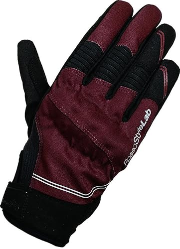 RossoStyleLab(ロッソスタイルラボ) バイク用 グローブ 秋冬モデル プロテクトアクティブウィンターグローブ ブラック/レッド Lサイズ レディース RSG350