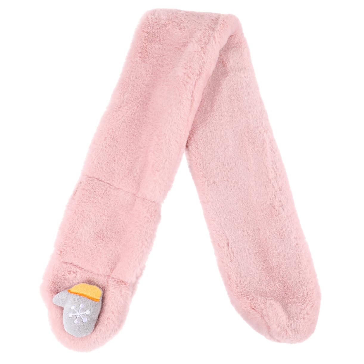 COLLBATH Thick Plush Scarf for Boys Winter Boys and Girls Scarf Christmas Knitted Children's Neck Warmer