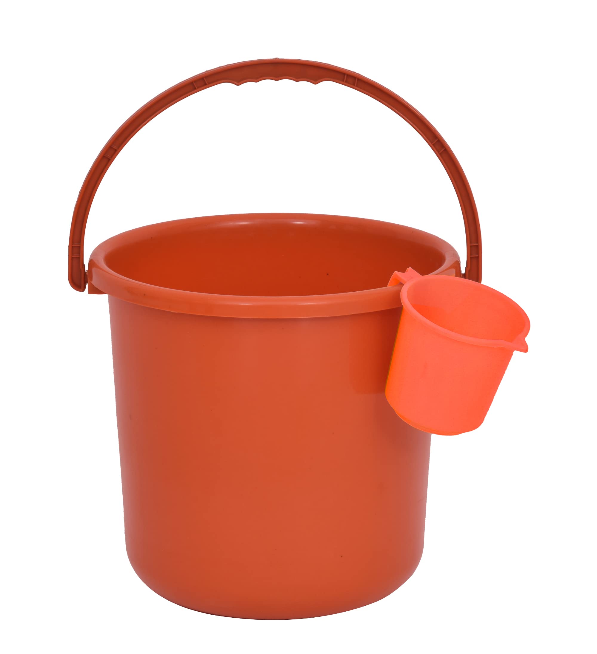 Aayushi Unbreakable Single Bathroom Bucket -Free Mug -First Grade Plastic-19 L (Orange) (B09LQ481C7) Amazon Price History, Amazon Price Tracker