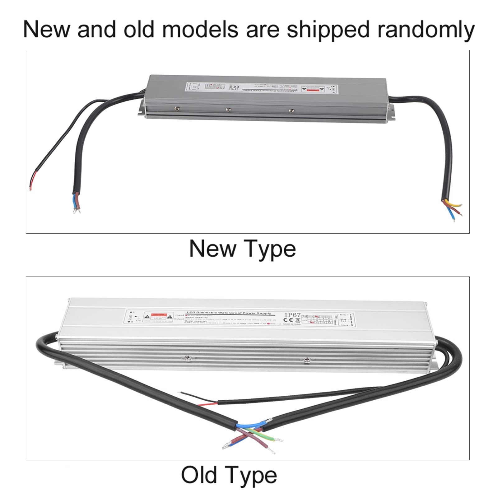 Alimentatore LED Dimmerabile Impermeabile 2 in 1 con SCR e Funzione 0-10 V per Strisce Luminose a LED e Illuminazione Commerciale - Uscita 300 W