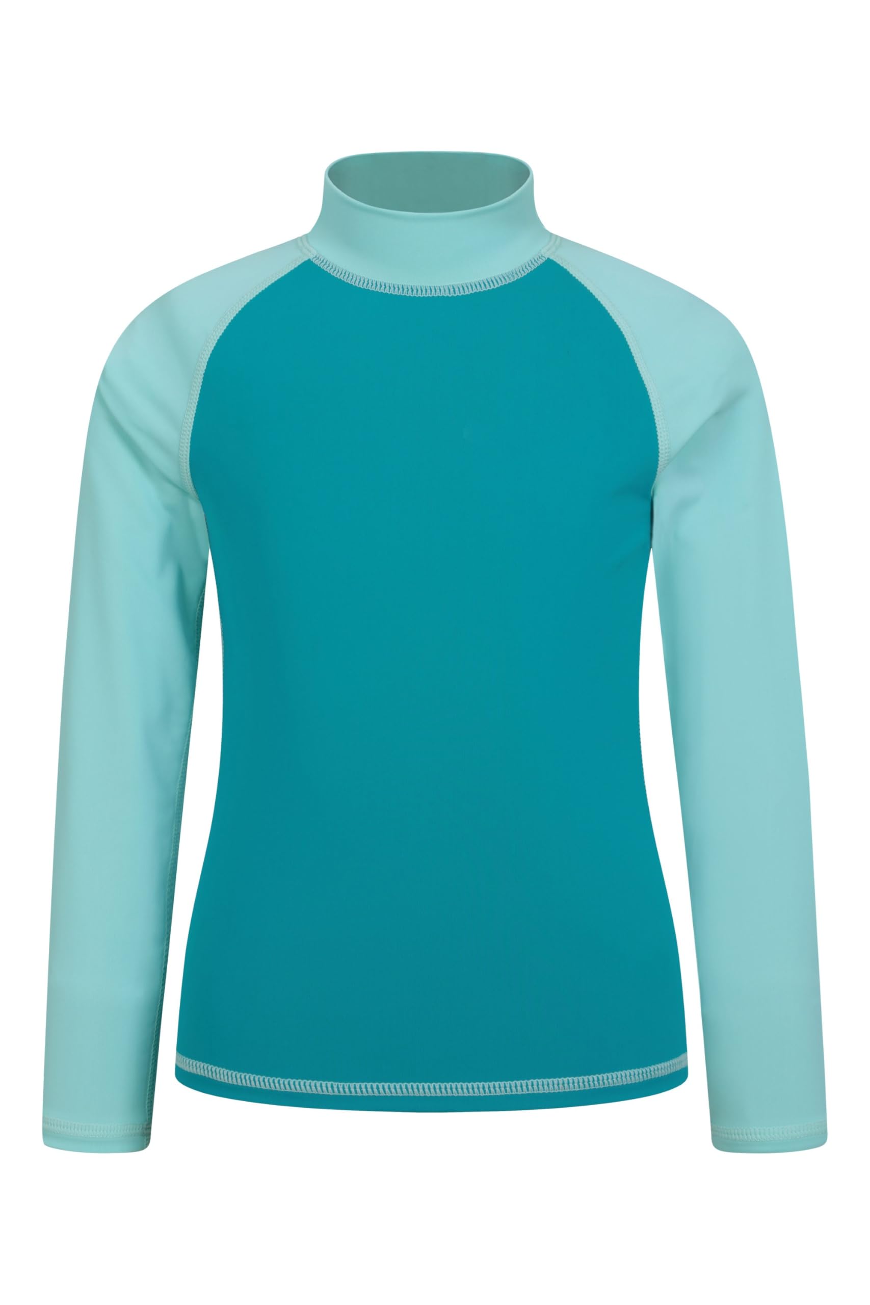 Mountain Warehouse Kids Long Sleeve UPF 50+ Rash Vest Light Bl 7-8y