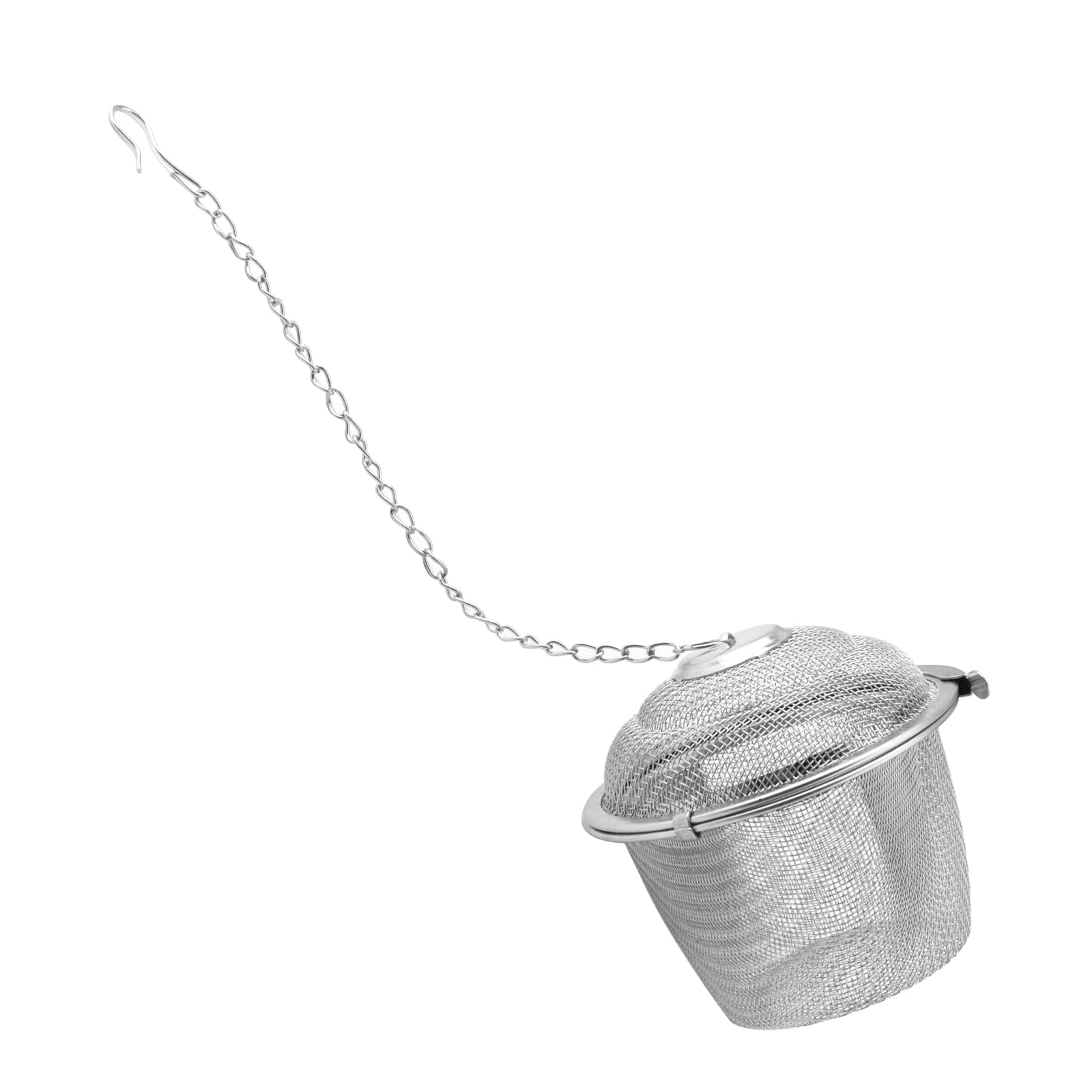 ZOENHOU 5er Set Tee-Ei Teezubereiter für losen Tee, 5 Größen Feinmaschiges Teesieb mit Kette, Edelstahl Tee-Ei Tee Zubehör für losen Tee Gewürze Kräuter