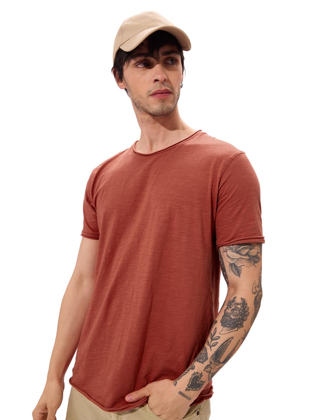 the souled store Men's Cotton Regular Fit T-Shirt-picture-17