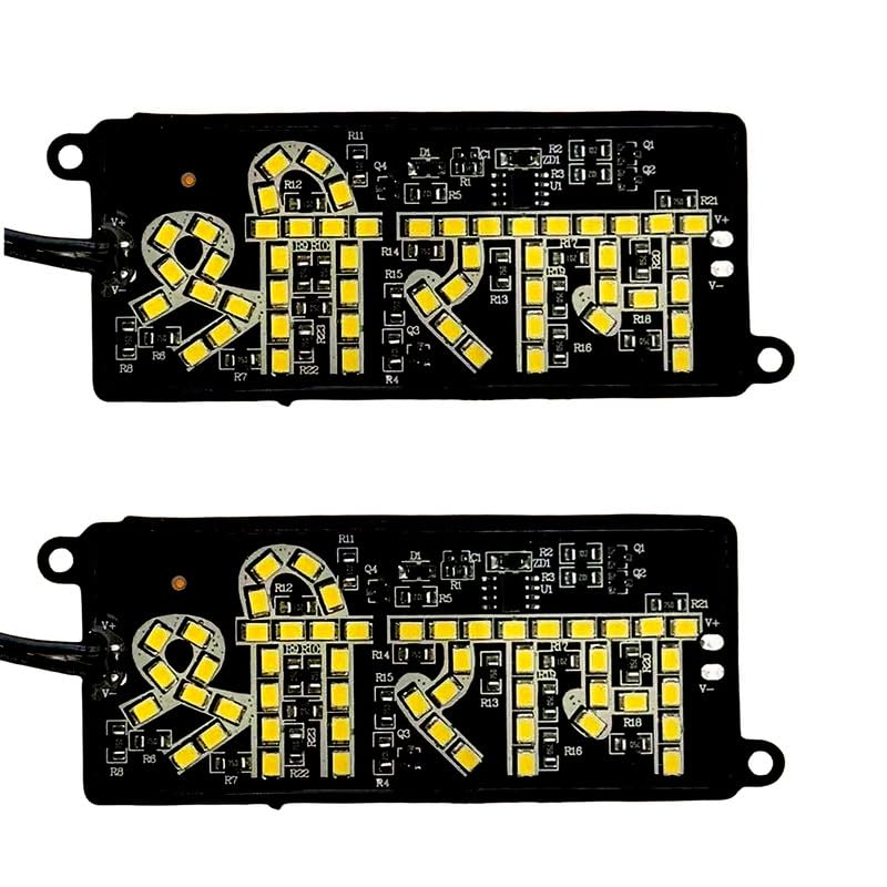 Image of SHOP4U Ram Design 5W LED Module Light | Bike Car Number Plate Decorative Modification Light (Pack of 2)