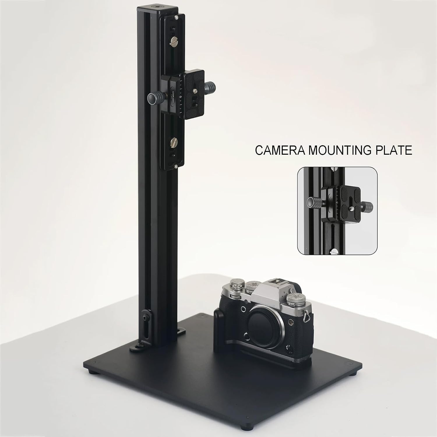 Kopier-makro-stativ, 35-mm-120-film-digitalisierungs- Und Scan-stativ Mit Schnellwechselplatte Für Die Kamera, Höhenverstellbar, 28 X 24 cm Große Basis, Für Foto-, Makro- Und Animationsaufnahmen
