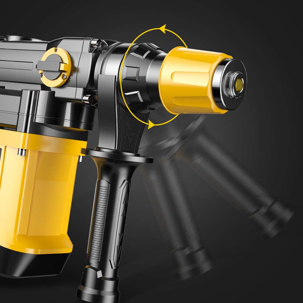 Hammer Drill, Impatto Trapano Elettrico 220V Selettore Multi-Function, Trapano Elettrico con 360 ° di Rotazione della Maniglia