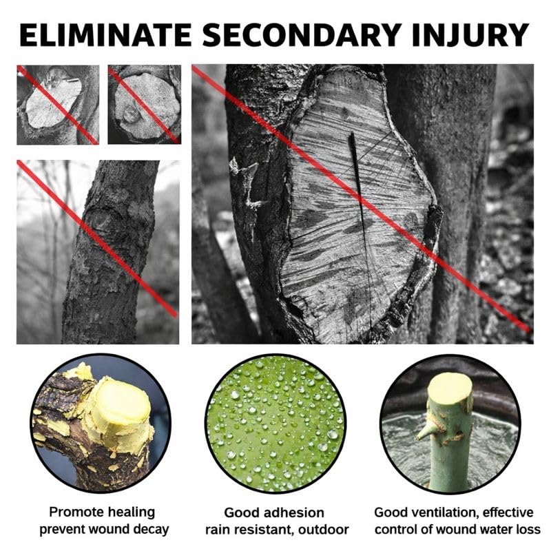 Image of Pruning Sealer Paste for Trees & Plants | Grafting & Wound Healing Cut Paste | Bonsai, Fruit Tree, Rose, Adenium | Tree Cut Sealant After Pruning | Pack of 250Gm-Aqua Color