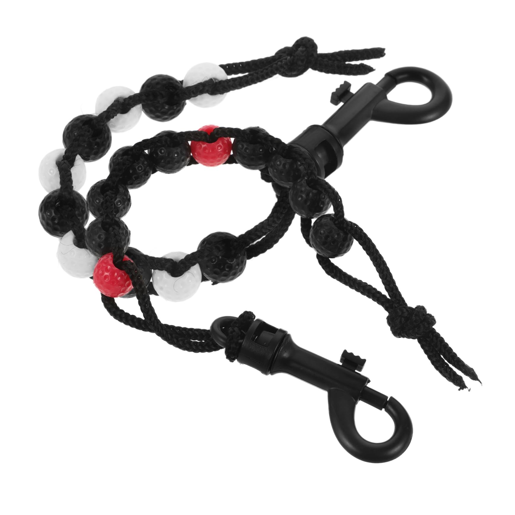 Contador De Puntuación De Pulsera De Negro Blanco Accesorio Práctico para Golfistas Contador De con Bolas para Puntuación