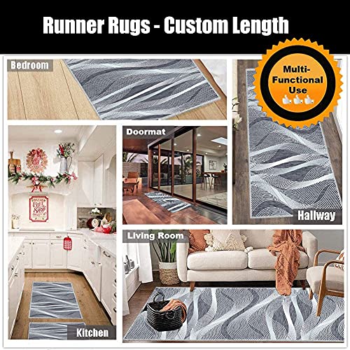 AULIVB Tappeto Corridoio, Antiscivolo 60x290cm