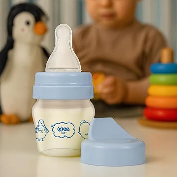 Wee Baby Mini Cam Alıştırma Bardağı Seti 30 ml - Mavi