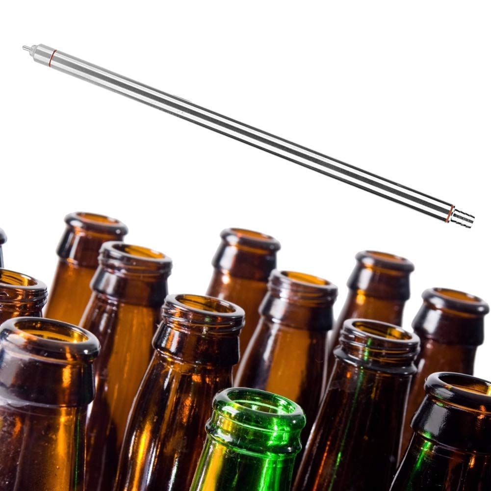 Professionale Riempitore per bottiglie di birra 13,7 in acciaio inossidabile, caricato a molla bottiglia di birra riempitrice