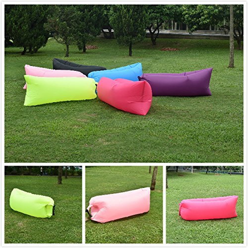 Outdoor Inflatable Lounger, Inflatable Chair, Nylon Fabric Beach