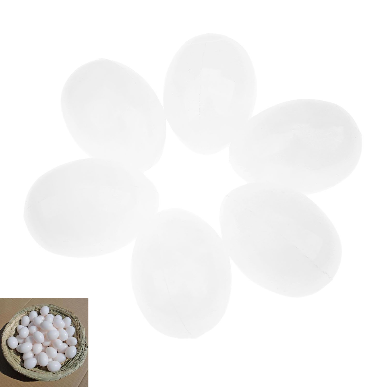 Buy Mtsooning 6pcs Fake Eggs for Hatch Pigeon Birds Small Geese