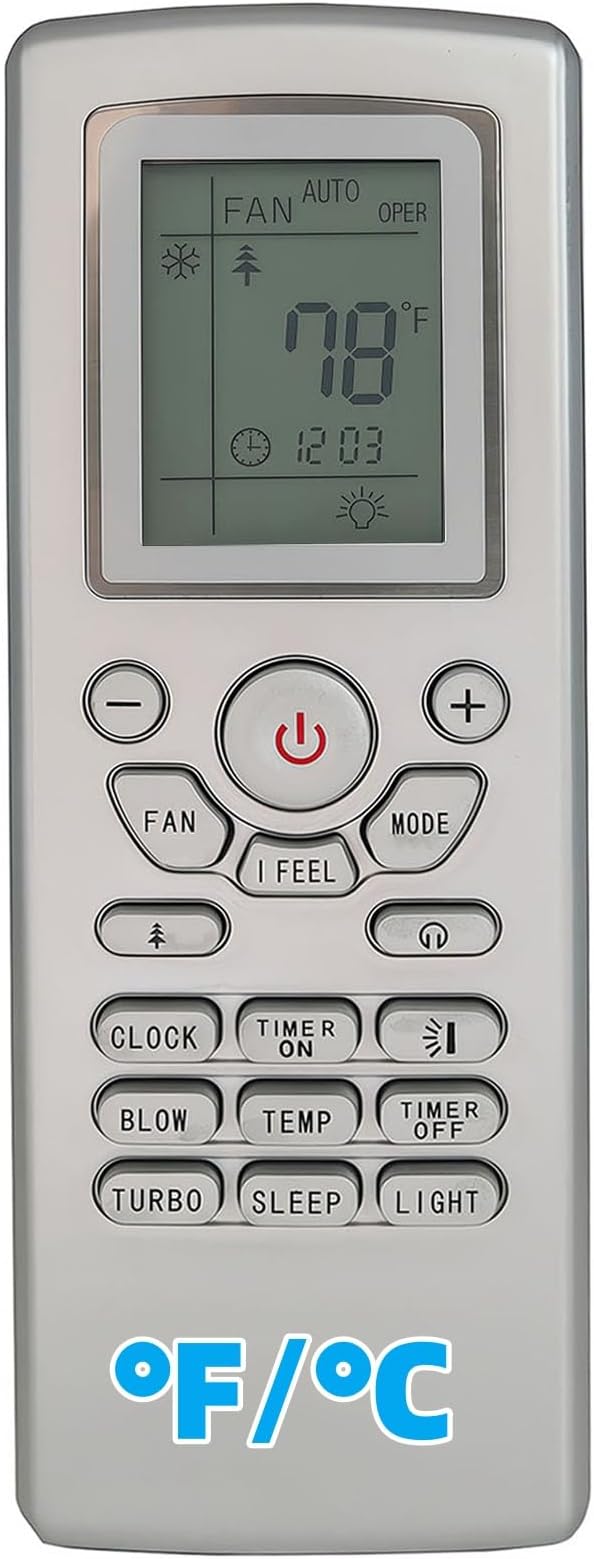 YT1F AC Universal Replacement Remote Control YT1FF YT1F1 YT1F2 YT1F3 YT1F4 for Gree Airlux Trane Electrolux Air Conditioner Remote Controller