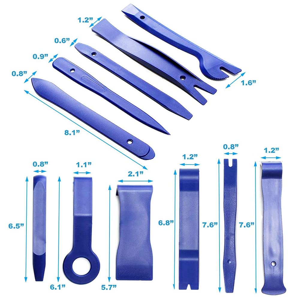 11-teiliges Auto Demontage Werkzeug Set - Innenraum Verkleidung Entfernen