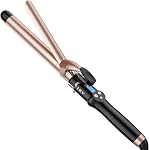 2 Inch Extra Long Barrel Curling Iron for Long Hair, Large Barrel Curling Wand Ceramic Tourmaline Dual Voltage