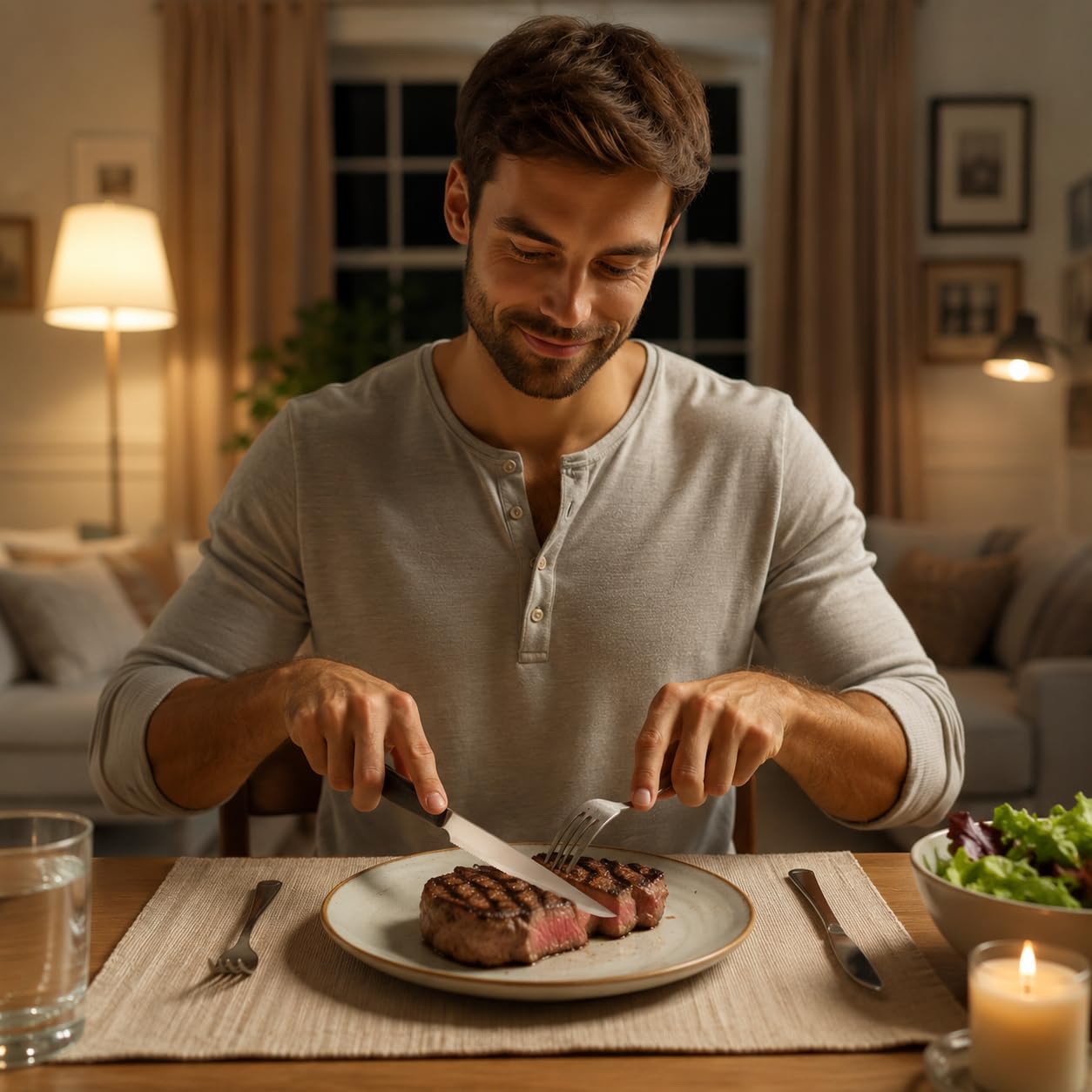 IPEA Meat Knife Set - 6 Sharp Knives -8