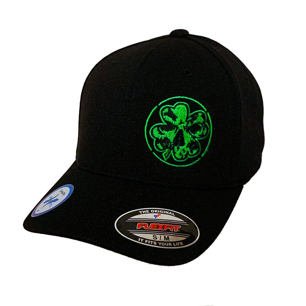 Fitted Never Fade Clover Black Hat