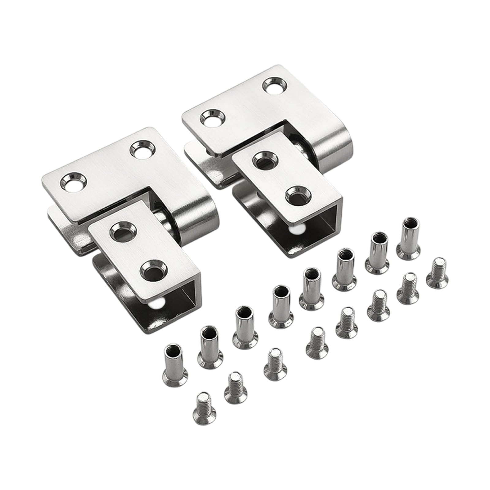Stainless Steel Public Toilet Heavy-Duty Corrosion-Resistant Bathroom Stall Hardware for Mall Hotel Restroom Door Stability Toilet Partition