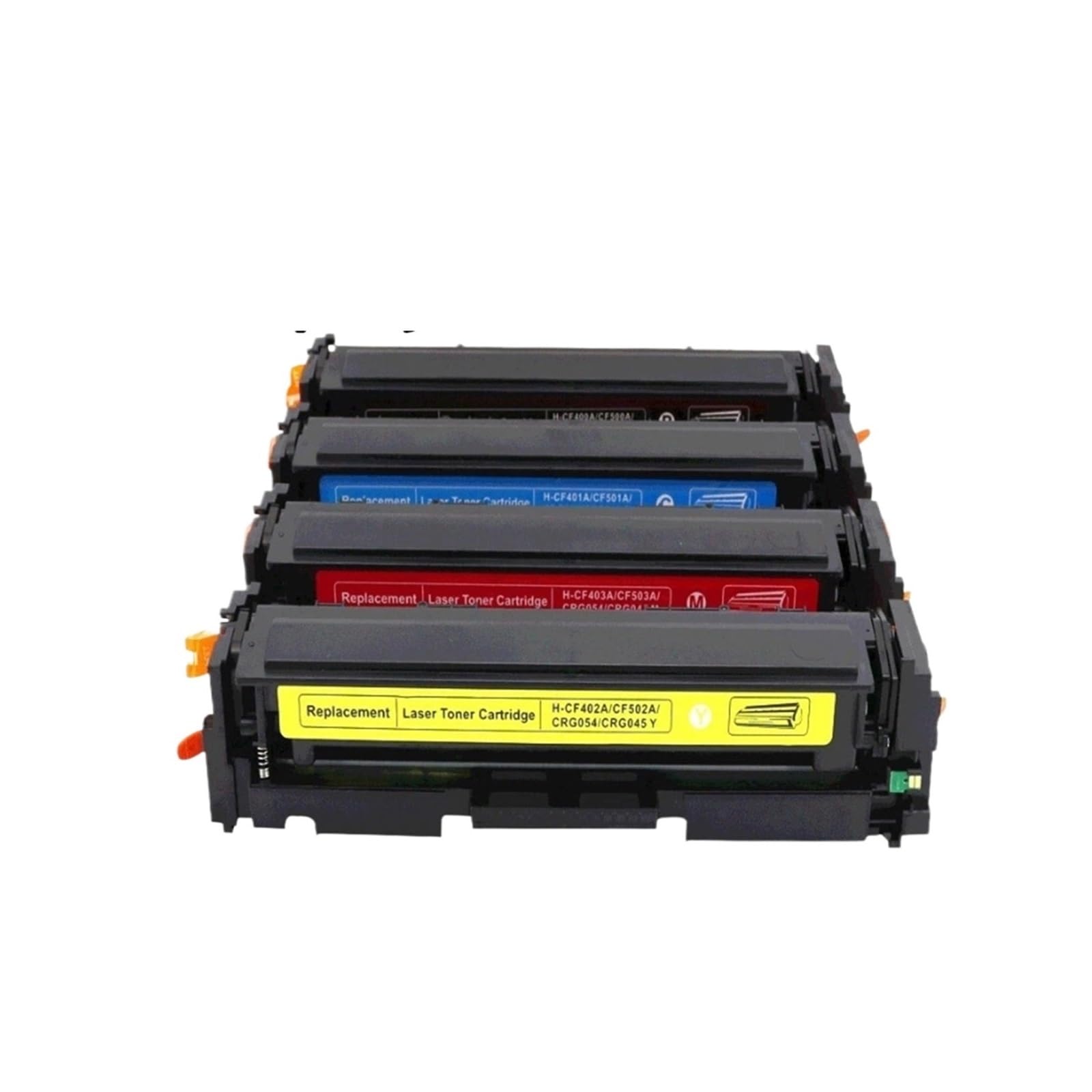202X Toner 4 Colori Compatibile Con HP M254dw M281fdw | Stampa for ufficio, Resa elevata, Documenti trasparenti, Output stabile, Materiali di ricambio, for CF500X(Cyan)