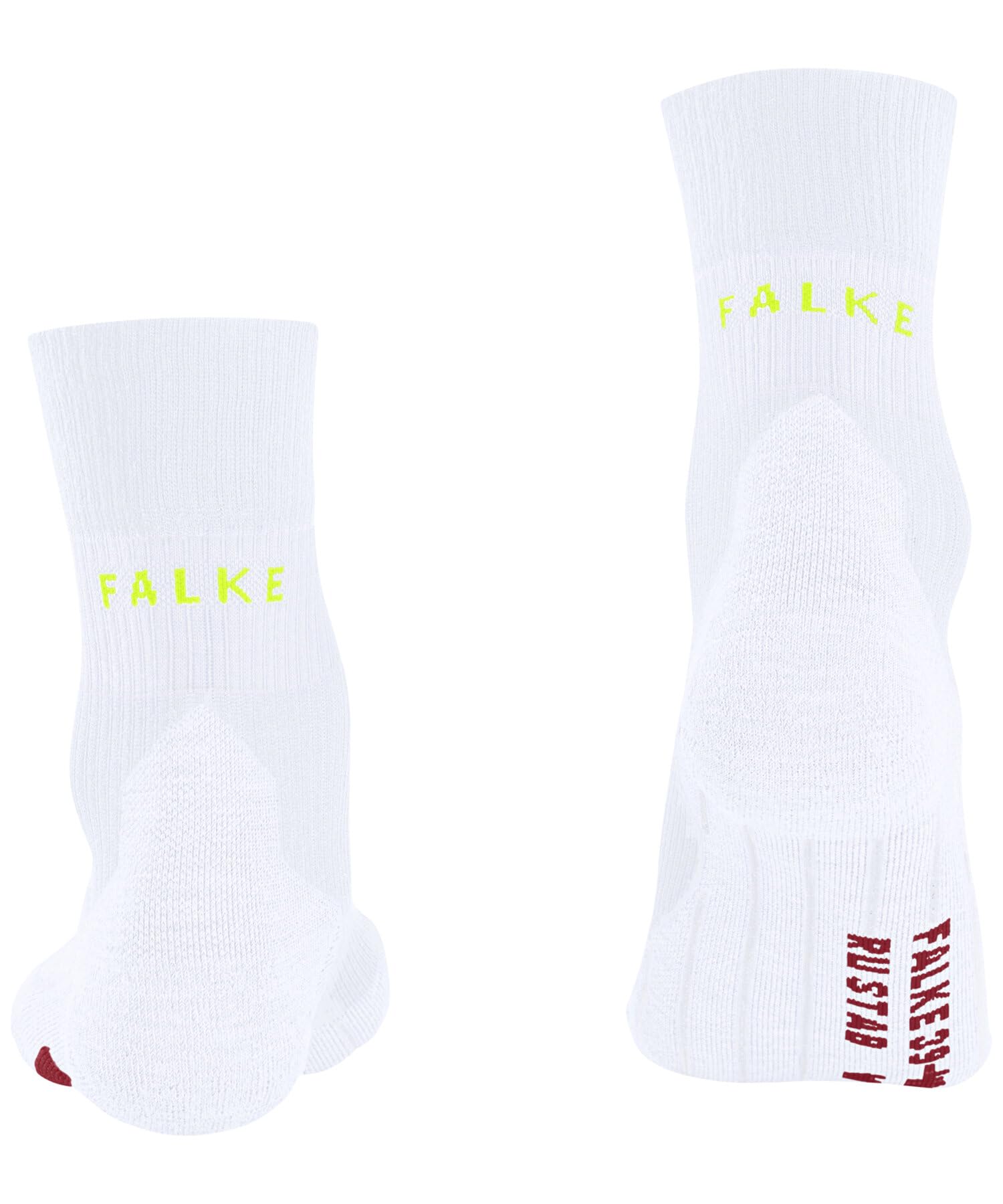 FALKE Kobiety Skarpety do biegania RU Compression Stabilizing W So materiał funkcjonalny lyocell kompresyjne 1 Para, Biały White 2000, 39-40