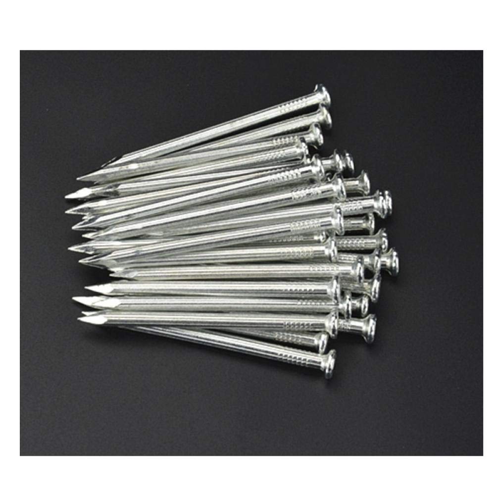 Clavos con Cabeza de alfiler, Clavos for tarimas, Clavos pequeños, Clavos de Acero, Clavos de Pared, Clavos de Mano, Clavos de Hierro, -1 Pulgada (Color: 1 Pulgada) (Color : 4 Inches)