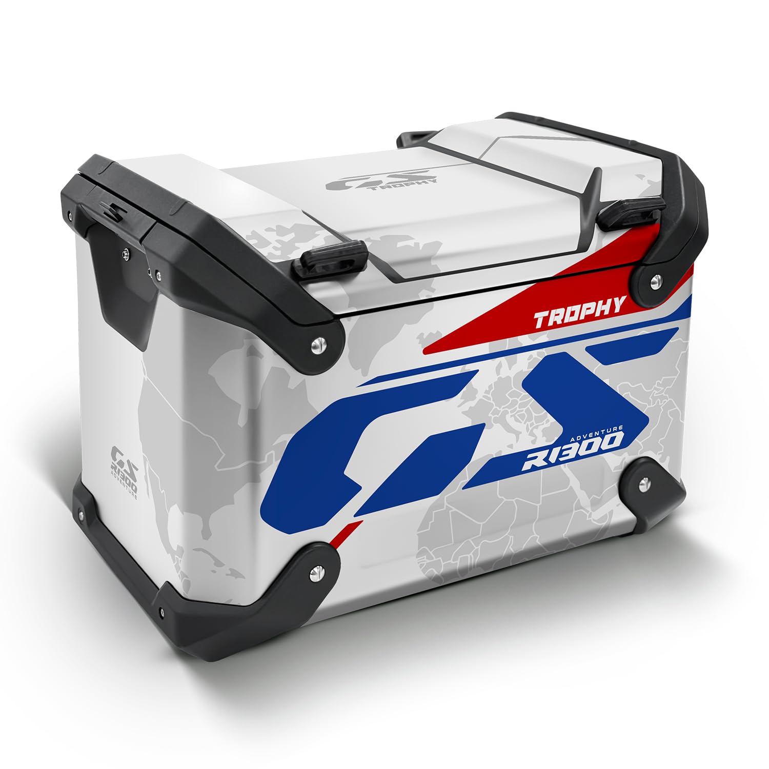 Az Graphishop Adesivi Valige Kit Completo Compatibile con BMW R 1300 GS Adventure ALU 3th Modello (PACK-VA3-FM-001 Trophy)