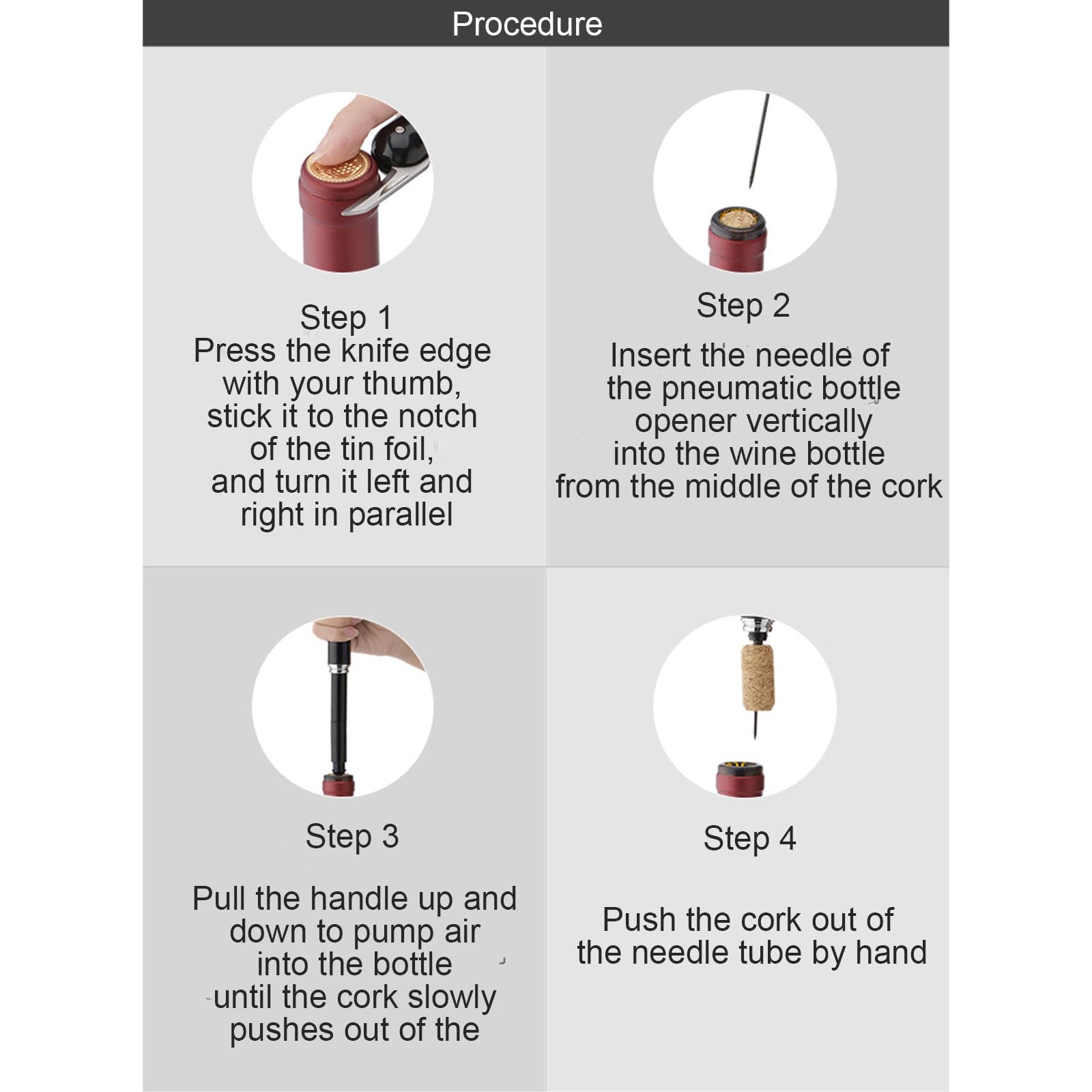 Lot De 2 Décapsuleurs Pneumatiques Pour Vin - Simple Et Portable - Cadeau Amateurs De Vin