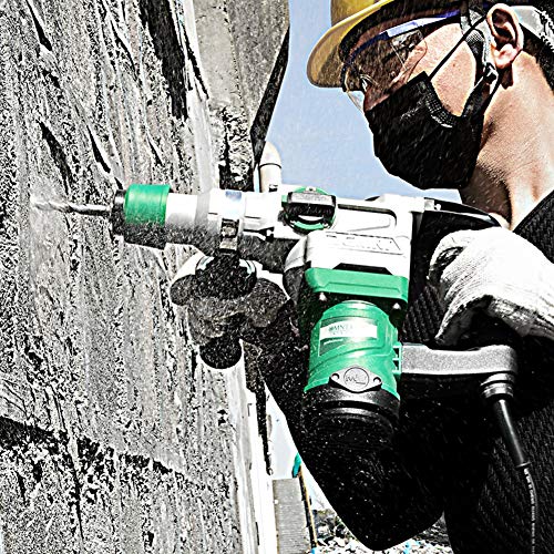 QHYXT Akku-Bohrhammer, 18 V Leistungsstarker Krafthammer für Zwei Zwecke, um 360 ° drehbarer Hilfsgriff, tragbare… – Bild 6