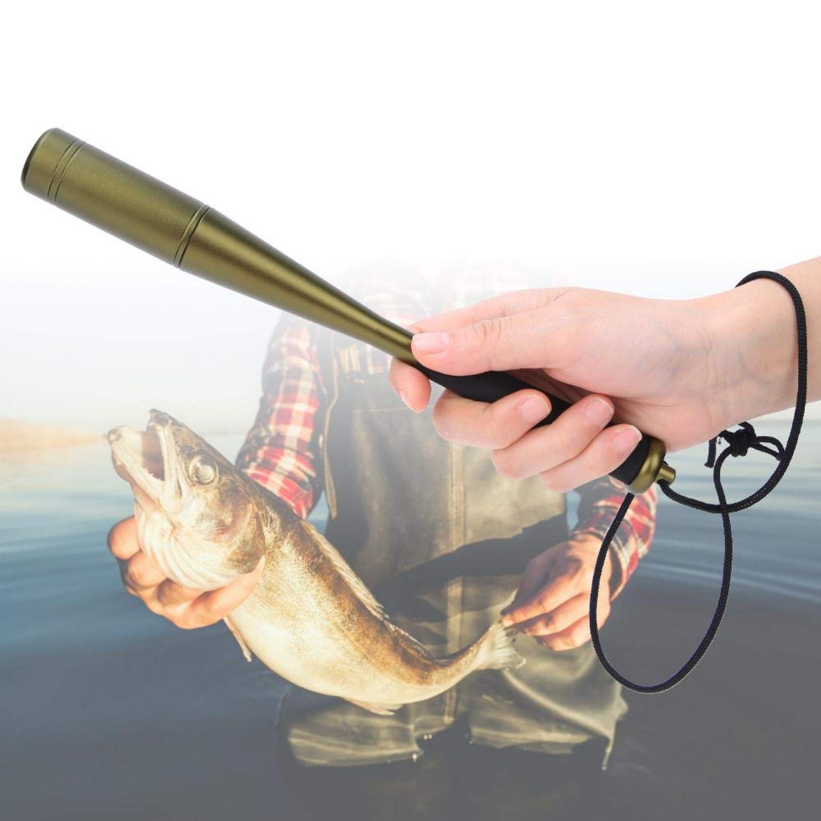 Cosh Baton Fish Priest, 25mm Metal Fly Fishing Priest Foam Handle Fish ...