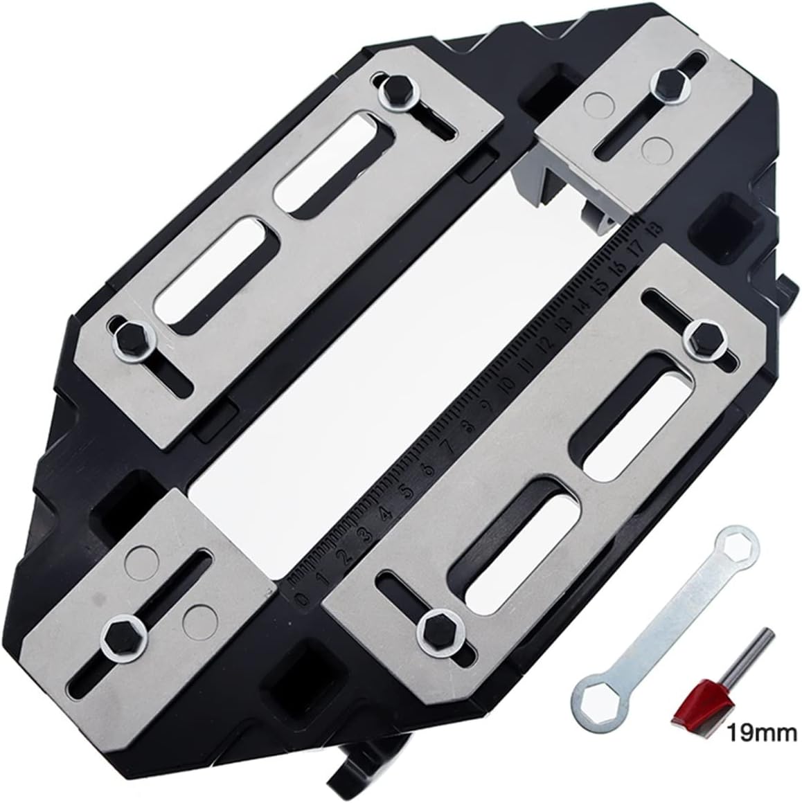 Multifunctional Wooden Door Hinge Bolt Hole Opener Trimming Machine Positioning Slotting Guide Plate Drilling,DIY Tools