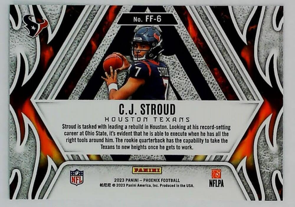 Amazon.com: 2023 Panini Phoenix Fire Forged #6 C.J. Stroud RC