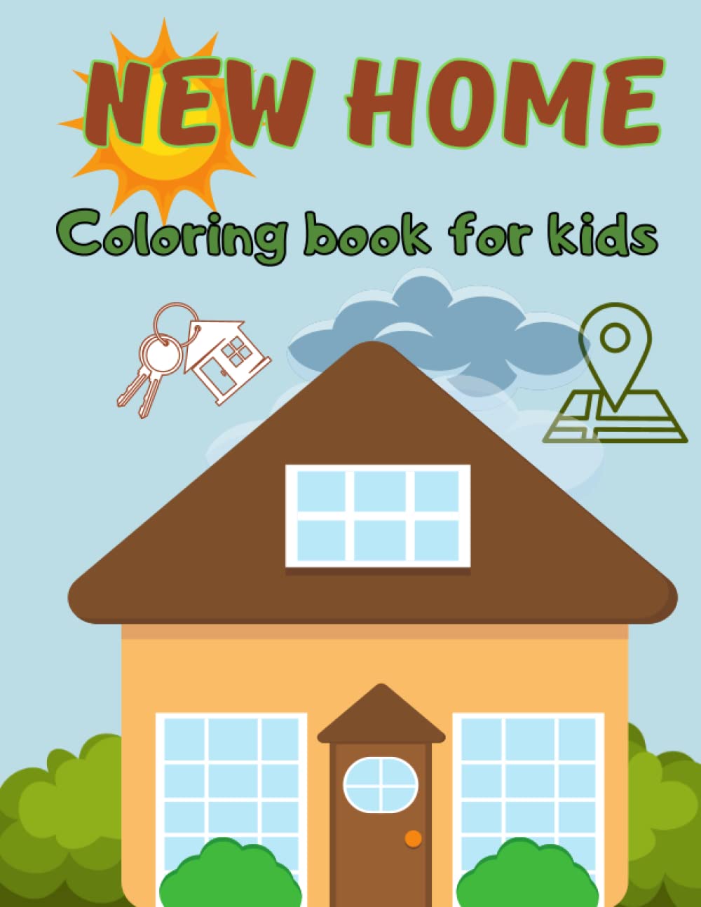 new home coloring book for kids: Coloring Book For Toddlers and Preschoolers with 30 Architecture and House Designs, Best Gift adea For boys and girls