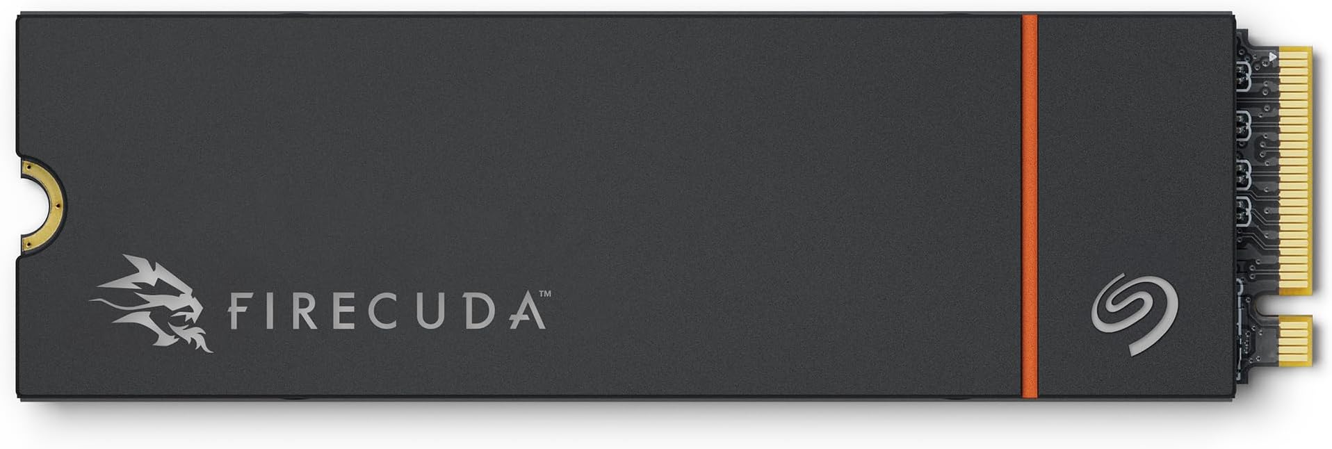 Seagate FireCuda 530R SSD with Heatsink 1TB Internal Solid State Drive - M.2 PCIe Gen4 ×4 NVMe 1.4, speeds up to 7400MB/s, 1100TBW, 1.8M MTBF with Rescue Services (ZP1000GM3A073)