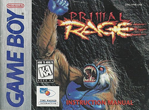 Gameboy Color Primal Rage Amazon.com: Primal Rage GB Instruction Booklet (GameBoy Manual Only ...