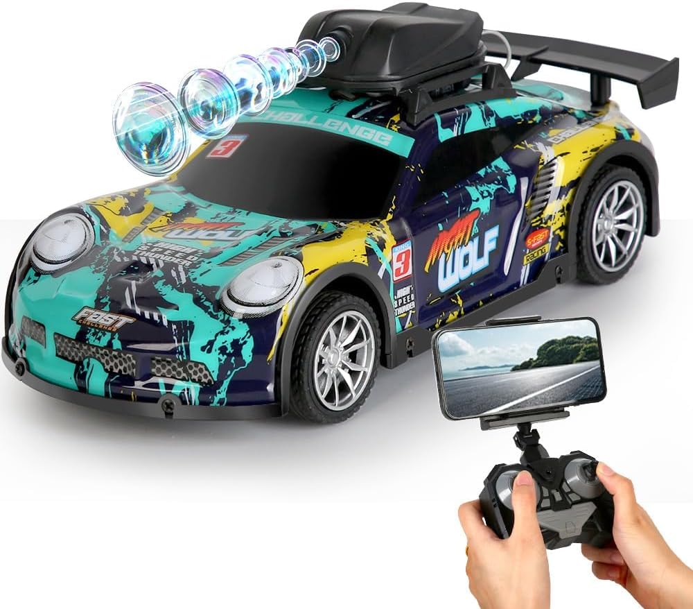 OBEST Remote Control Cars with Camera for 6 7 8 9 10 Year Old Boys Adults, 2.4Ghz Off-road RC Racing Car Toys for Kids with APP Control