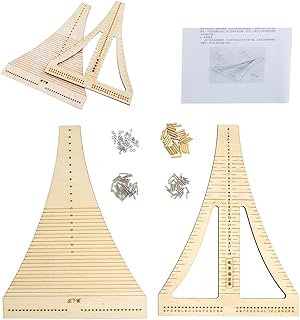 GAWEGM Wooden Ship Model Tools - Rope Ladder Weaver Building Kits - Model Ship Rope Ladder Tools, for Ancient Sailing Ship Model Kit Auxiliary Tool