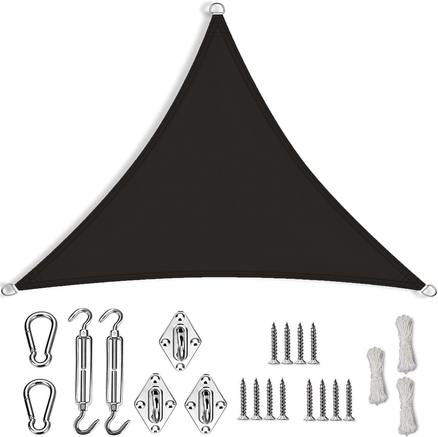 Sun Shade Sail Canopy 6.6x6.6x6.6m 420D PES 98 UV Block Water