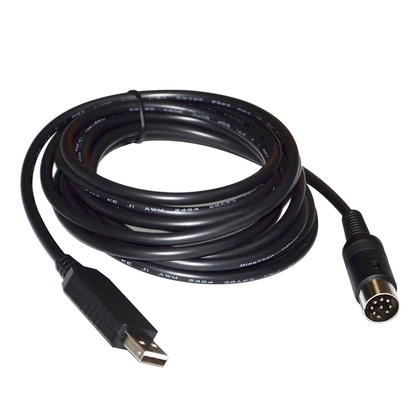 Adaptateur USB RS232 À 8 Broches DIN CONVERTISSEUR CÂBLE DE Communication SÉRIE(3 metres)