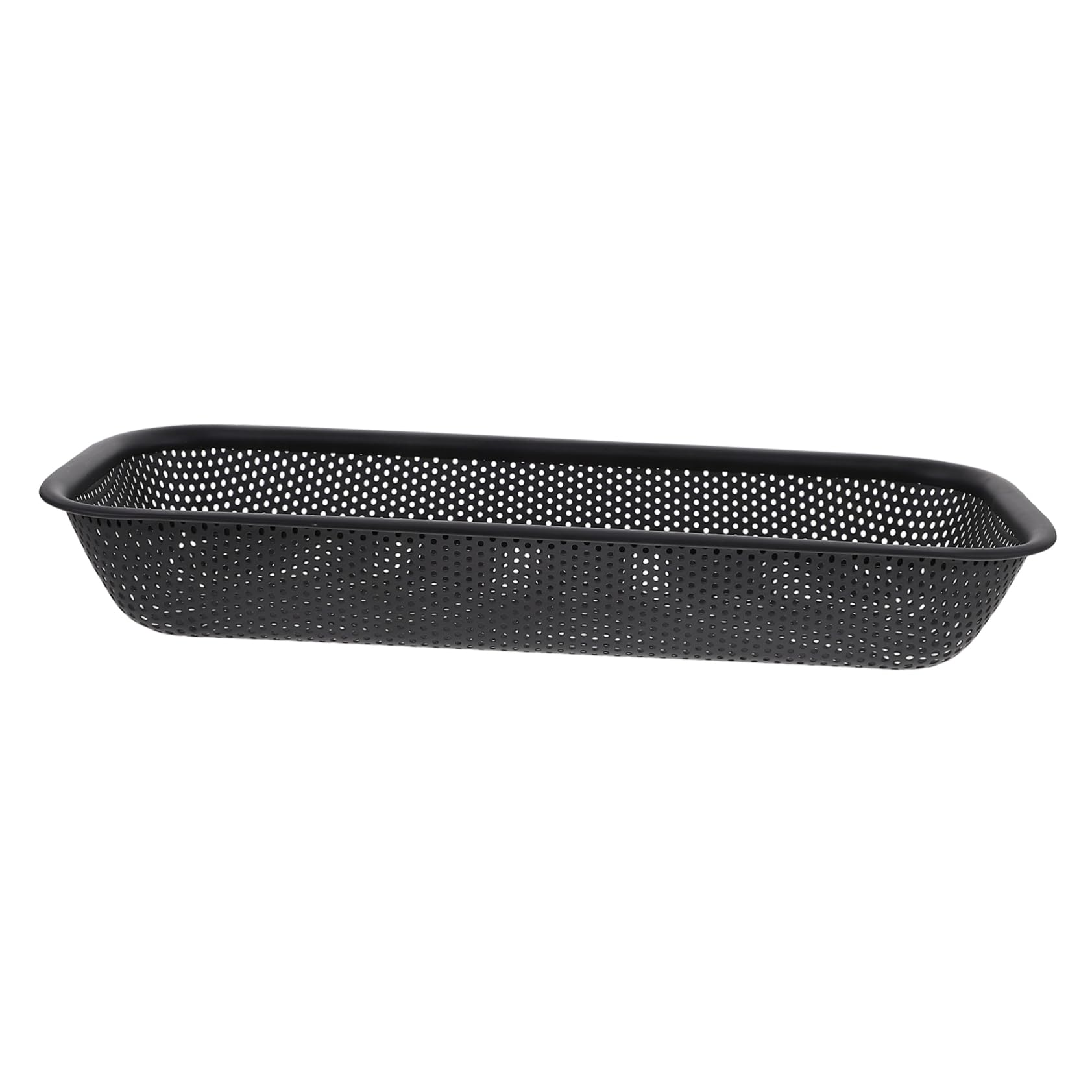 ABOOFAN 5 Piezas Drene El Soporte De Palillo Soporte para Cubiertos Cesta Escurridor De Cubiertos Cestas De Utensilios Organizador De Cubiertos para Cajón El Secado Negro Acero Inoxidable