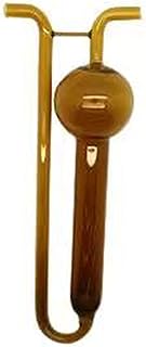 10PCS Gas Collector, 10ml Brown Collector, U-Shaped Porous Glass Plate Aspirator, Absorbent Tube