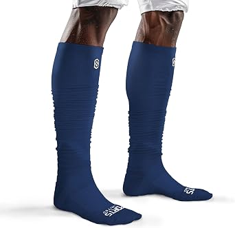 Sports Unlimited Gameday Drip Scrunch Football Socks, Football Scrunch Socks, Men and Youth, Sold as a Pair