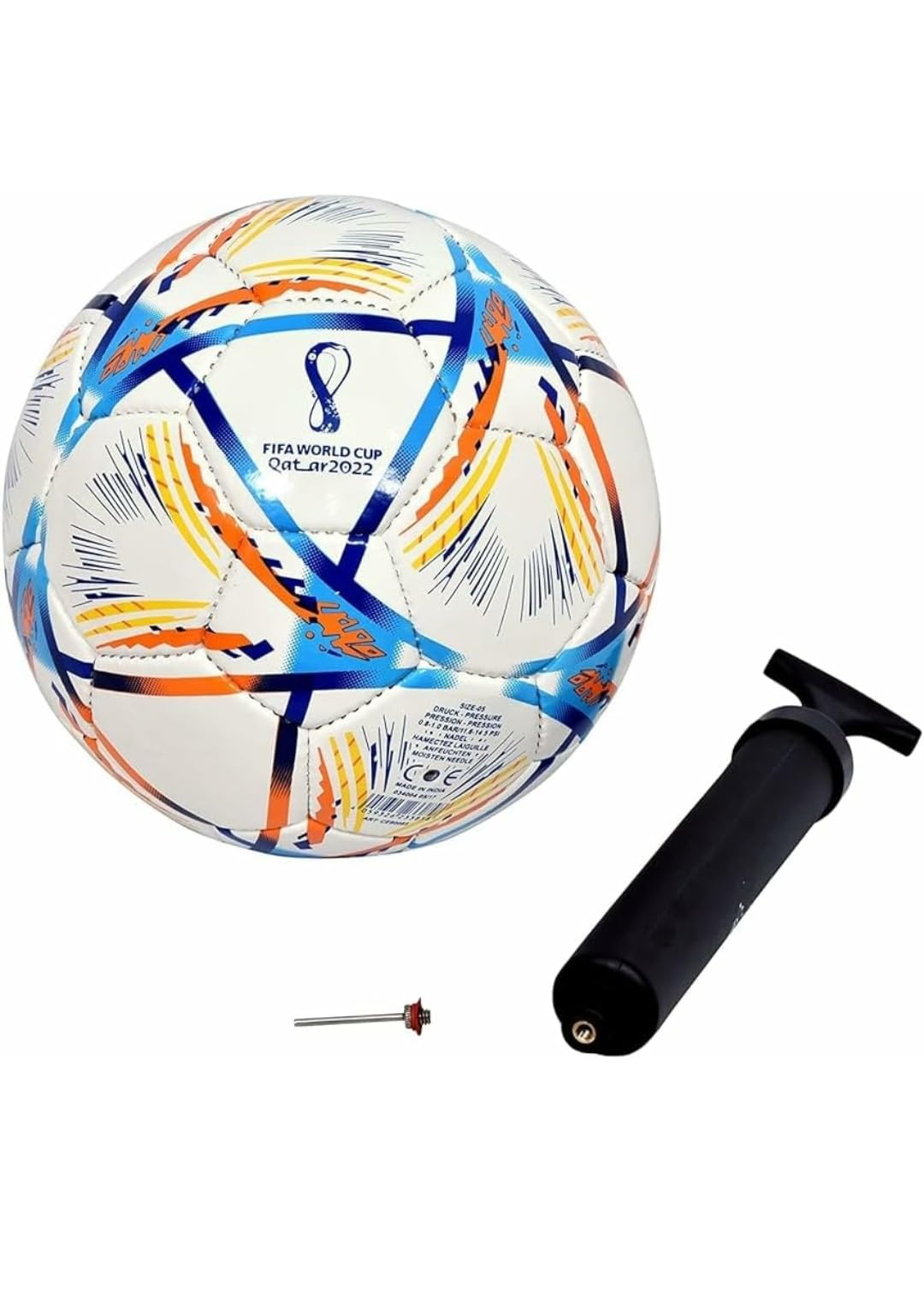 FIRE SPORTS Vedant World Cup Football with Pump (Size-5, Soccer) (B0CWFF114N) Amazon Price History, Amazon Price Tracker